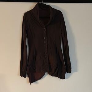 Brown Button Down Shirt for Casual Wear